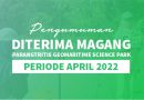 Pengumuman Diterima Magang PGSP Periode April 2022