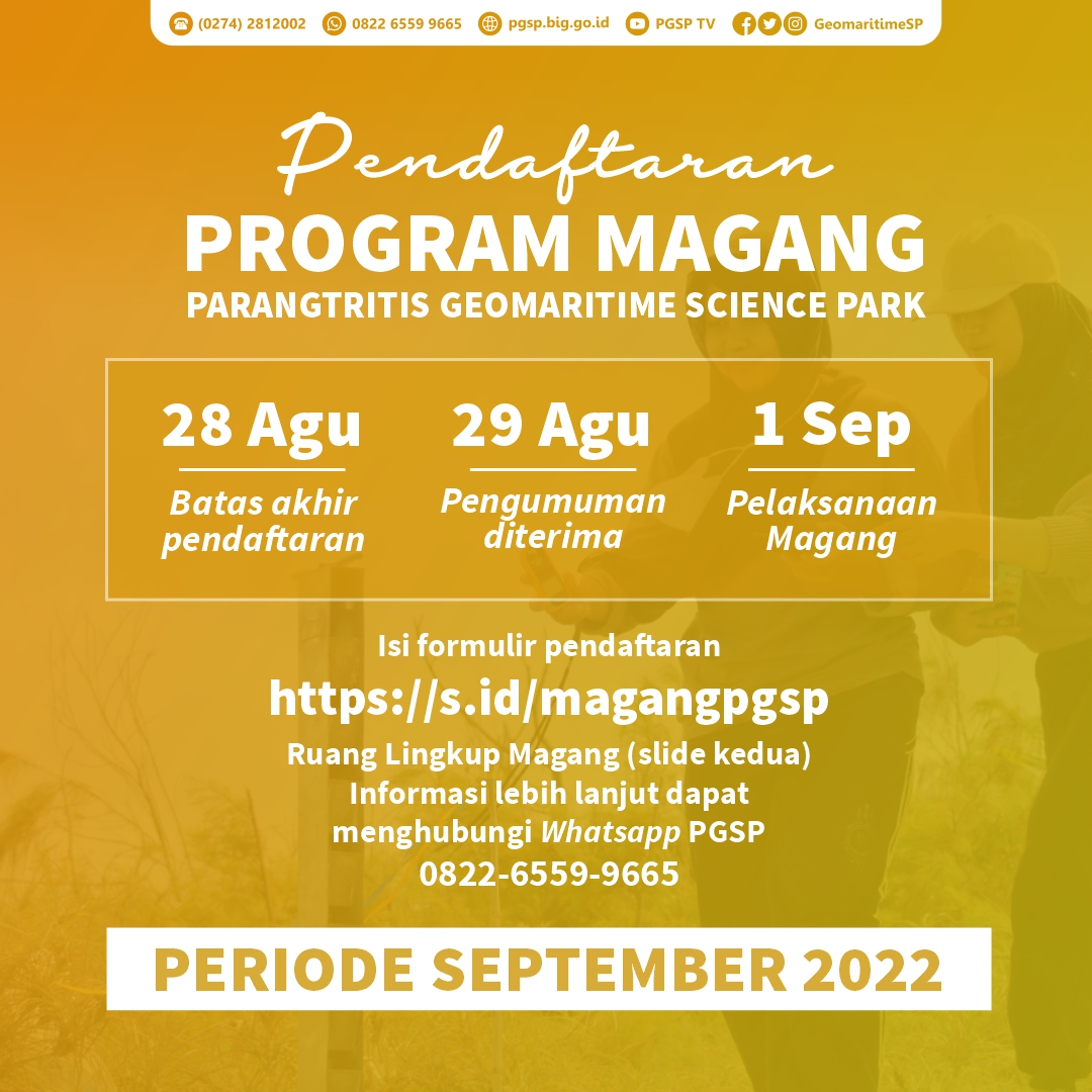 Pendaftaran Magang Periode September 2022 A